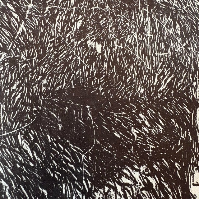 Large Roy Ward Ragle Woodcut Self Portrait 1973 For Sale In Providence - Image 6 of 11
