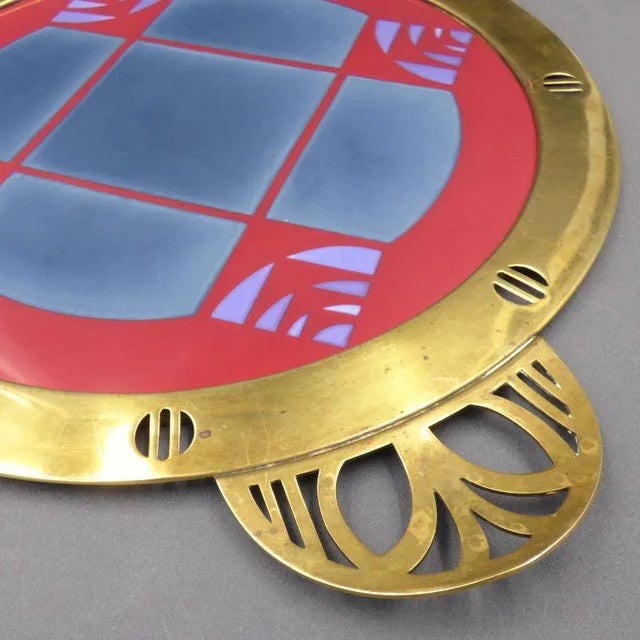 Art Nouveau Cake Plate by Christian Neureuther for Wächtersbacher Steingut, 1900s For Sale - Image 6 of 7