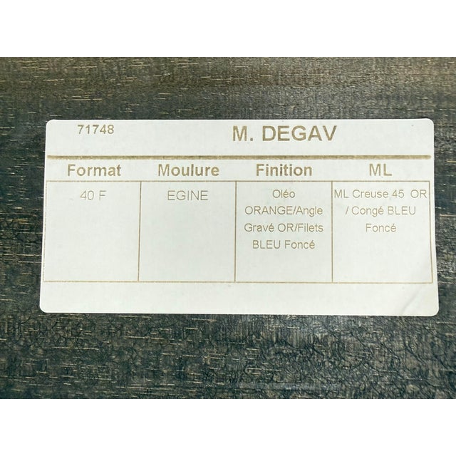 Circa 2007 Michel Degav Oil on Canvas Painting For Sale - Image 12 of 12