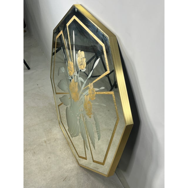 For sale is this cool vintage wall mirror made by Windsor Art.