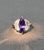 Early 21st Century 4.21 Ct Gubelin/Gia Certified Nh Color Change Sapphire & Diamond Ring Size 6.5 For Sale - Image 5 of 12