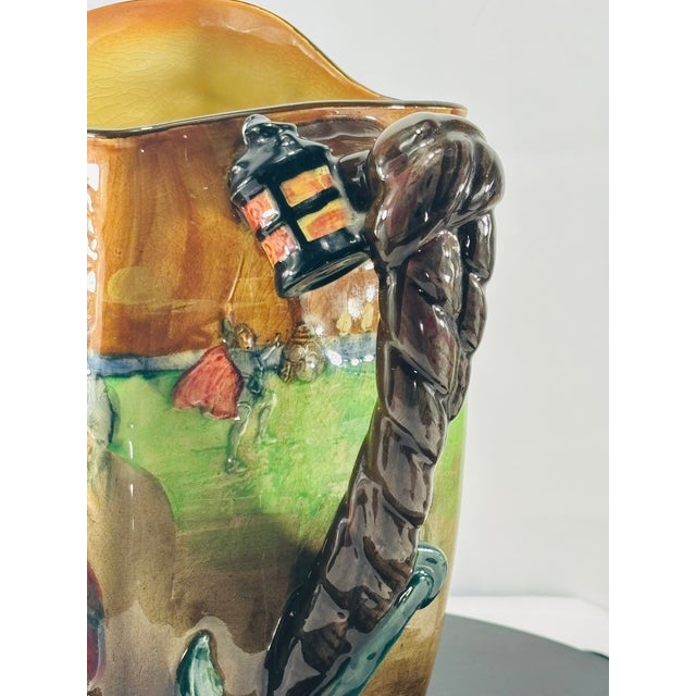 Vintage Royal Doulton the Drake Jug No. 190 | Large English Historical Character Glazed Earthen Pottery Jug | Sir Francis Drake Nautical Pitcher For Sale - Image 13 of 18