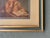 Vintage “Daydreams of Summer” Framed Lithograph – Mid-Century Child Portrait in Teal & Gilt Frame For Sale In Orlando - Image 6 of 7