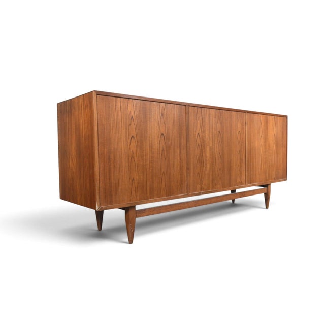 Mid 20th Century Svend Age Madsen Thirteen Drawer Dresser in Teak, Attributed For Sale - Image 12 of 14