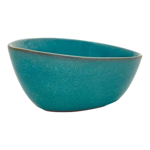 Vintage West Coast Pottery Bowl Traditional Turkish Turquoise Matte Glaze