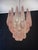 Vintage Italian Murano Chandelier with 41 Pink Glass Petals Drop, 1990s For Sale - Image 16 of 18