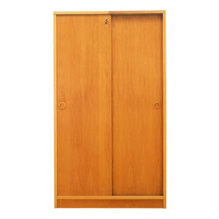Vintage Danish Ash Wardrobe from Tage Mogensen, 1960s For Sale