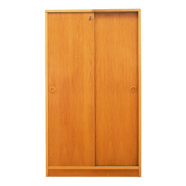 Vintage Danish Ash Wardrobe from Tage Mogensen, 1960s For Sale
