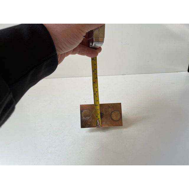 Art Deco Dice Desk Sculpture in Bronze, 1930s For Sale - Image 6 of 8