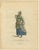 Tartar Princess Costume Study, Elegant Hand-Colored Engraving, 1749 This graceful engraving depicts a Tartar lady in...