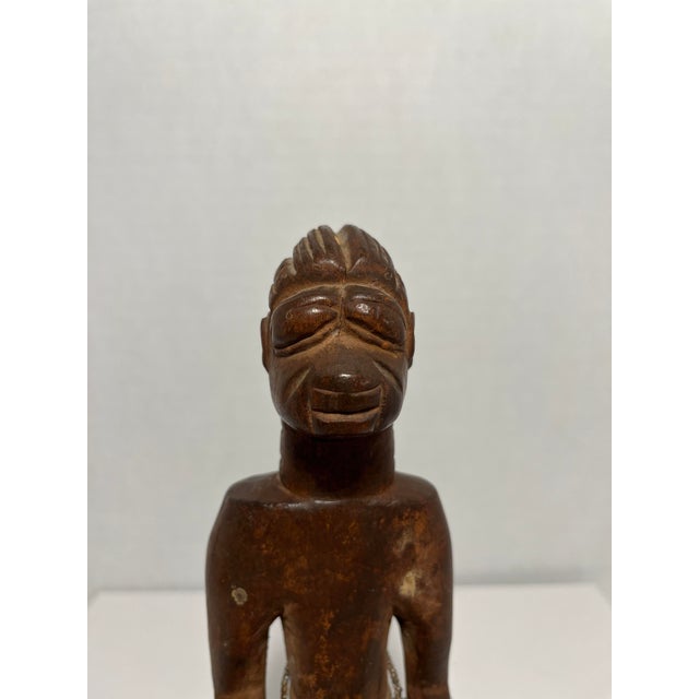 1920s Antique Wooden Yoruba Ibeji, Nigeria African Figure Statue For Sale - Image 5 of 8