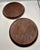 Early 20th Century European Antique Black Forest 11.5" Carved Wood Bread Board Charger Plate Set For Sale - Image 4 of 8