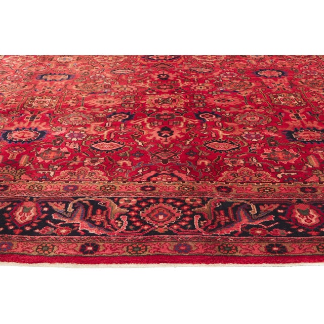 Mid 20th Century Vintage Persian Malayer Rug, 08'08 X 11'07 For Sale - Image 4 of 10