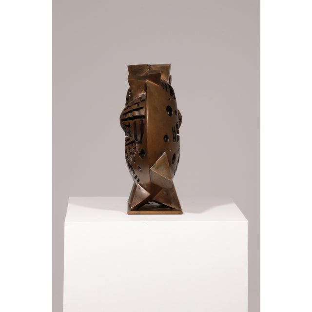 Copper Lino Tinés, Power Wheel, 1969, Bronze For Sale - Image 8 of 14