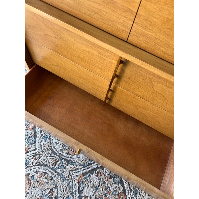Wood Vintage Kent Coffey the Sequence Mid Century Modern Highboy Dresser Chest of Drawers For Sale - Image 7 of 11