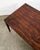 1960s Mid Century Danish Modern Coffee Table Rosewood Leaf Black Surfboard Rectangle For Sale - Image 9 of 12