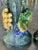 Vintage Boho Glazed Ceramic Grapes Candlesticks - a Pair For Sale In West Palm - Image 6 of 6