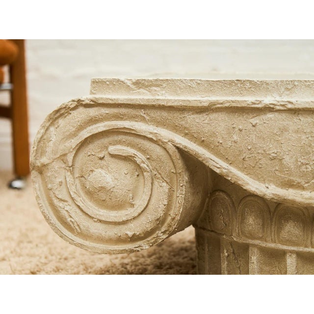 Architectural Ionic Column Capital Coffee Table For Sale - Image 9 of 12