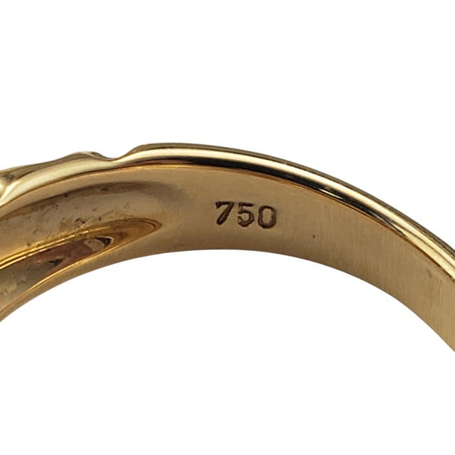 Metal Late 19th Century Manhattan 18 Karat Yellow Gold and Cabochon Citrine Ring, Size 6.5 For Sale - Image 7 of 9