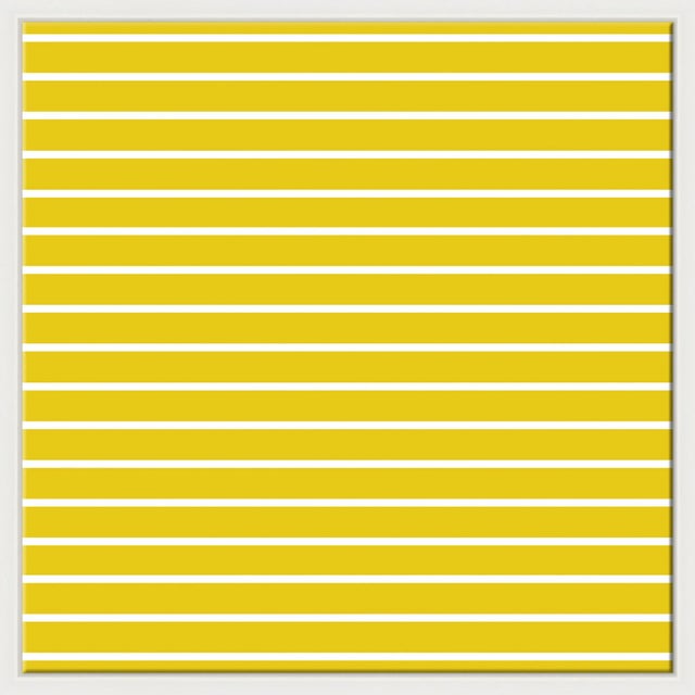 Modern Homage to Stella in Yellow, Framed Art Print by David Phoenix For Sale - Image 3 of 3