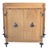 1940s French Sycamore 2-Door Cabinet With Pewter Mounts For Sale