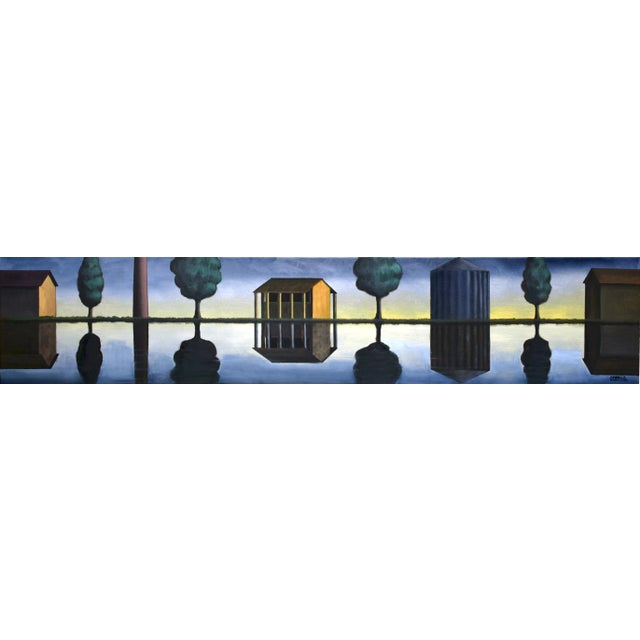 Andrea Vandoni, Recomposition of a Landscape 3, 2021, Oil on Canvas, in Flawless conditions. This piece is attributed to...