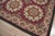 9x12 Vintage Aubusson Flat Weave Wool Rug, Raspberry Rosette For Sale - Image 9 of 12