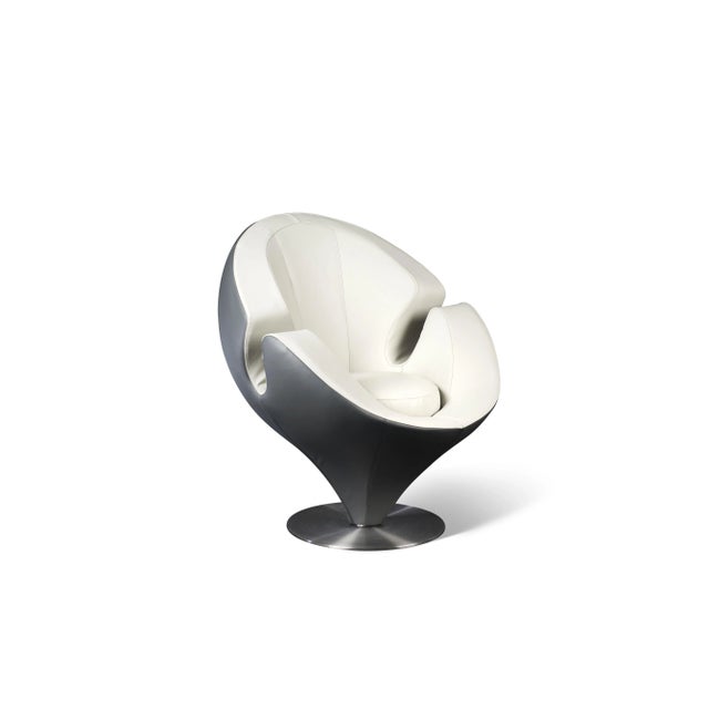 Contemporary Italian Leather Calla Chair from VGnewtrend For Sale - Image 3 of 3