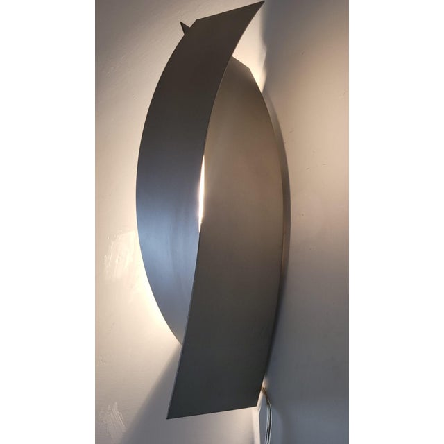 Metal Kiasma Wall Lights by Steven Holl for Fontana Arte, Italy, 2000s, Set of 2 For Sale - Image 7 of 18