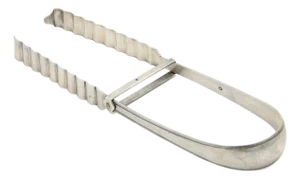 Large Silver Tongs for Bread Serving