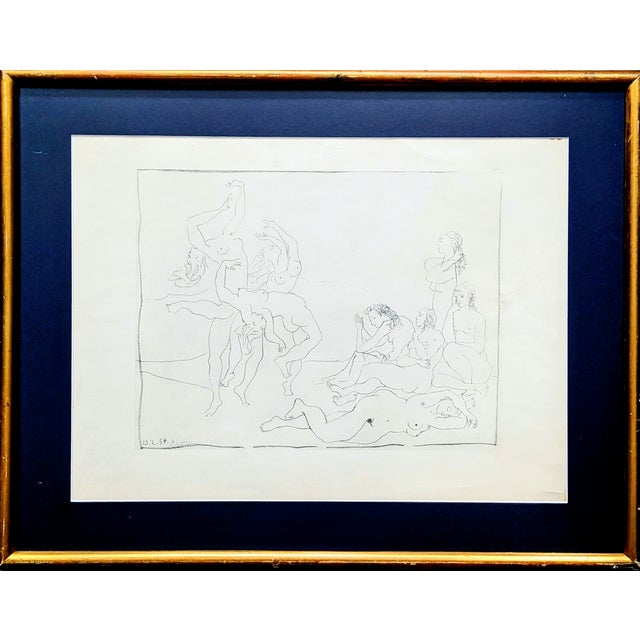 Pablo Picasso, Danses, Nudes, Lithograph, 1954 For Sale - Image 7 of 7