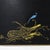 Pair of Vintage Black Lacquer Chinoiserie Side Tables With Gilt Peacock Motif For Sale - Image 12 of 16