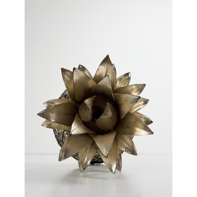 Mid-Century Pineapple Ice Bucket in Silvered Pewter attributed to Mauro Manetti, Italy, 1970s For Sale - Image 16 of 18