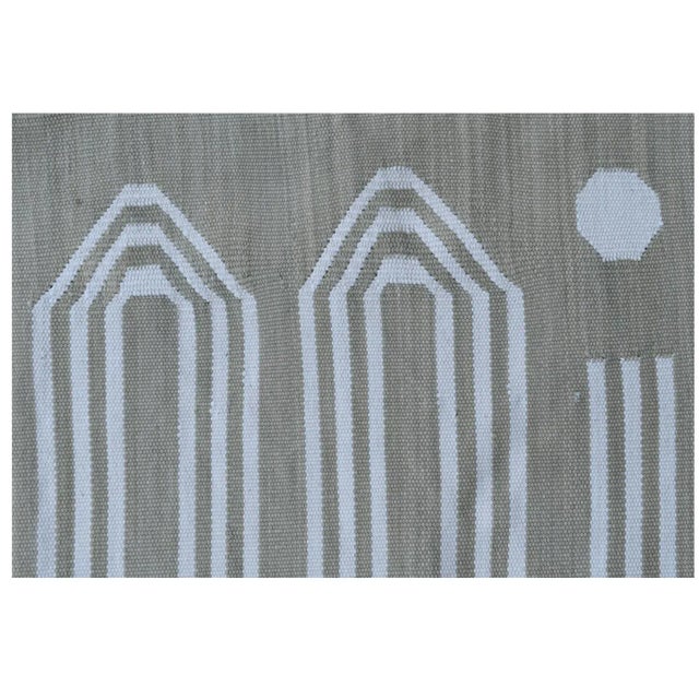 Boho Chic Arete Rug, 5x8, Stone Gray For Sale - Image 3 of 5
