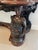 Large Antique Victorian Console Table in Carved Mahogany with Mirror Back For Sale - Image 16 of 18