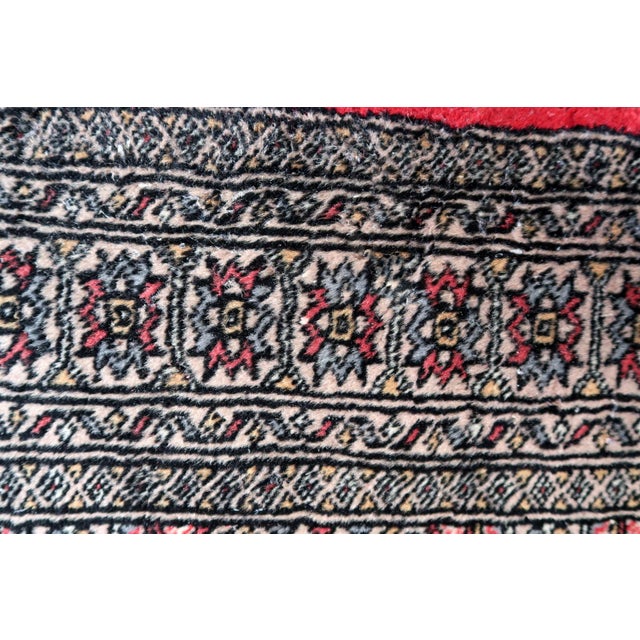 Children's 1960s, Handmade Vintage Uzbek Bukhara Rug 3' X 6.1' For Sale - Image 3 of 9