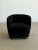 W29 D29 H26 SW20 SD21 SH16.5 Single lounge chair has been reconstructed and reupholstered in a black mohair fabric. This...
