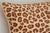 Large Safari Leopard Velvet Feather & Down Lumbar Body Pillow 38" X 17" For Sale In Los Angeles - Image 6 of 8