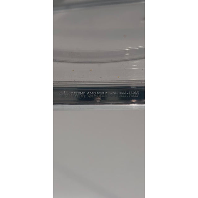 Plia Set of 8 Lucite Chrome Italian Chairs for Castelli, 1970s MCM For Sale In Los Angeles - Image 6 of 13