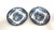 Late 20th Century Churchill the Brook Blue White Dessert Plates Saucers 2pc Fine China Pair 4803b For Sale - Image 13 of 14