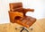 Vintage Executive Desk Chair Office in Tan Leather with Tilt Swivel Height Adjustable by Timothy Oulton for Halo For Sale - Image 15 of 18