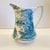 Alabaster Antique Alfred Meakin Tintern Transferware Pitcher Jug C1920 England Green Gray For Sale - Image 8 of 8