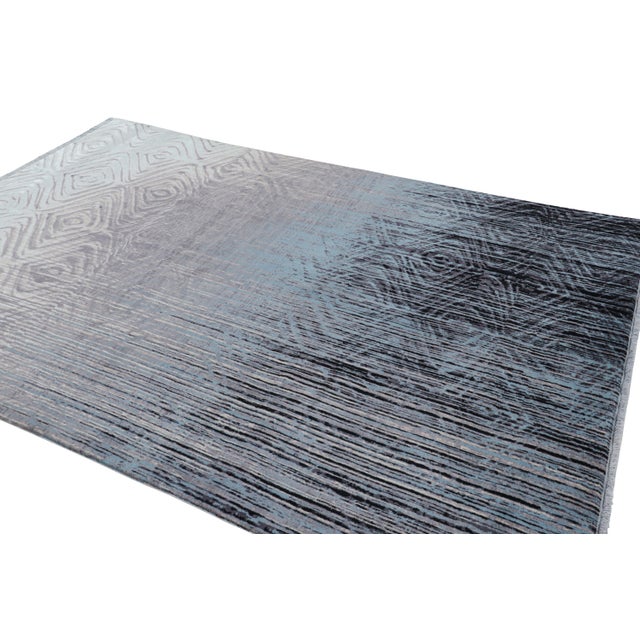 2010s Rug & Kilim’s Contemporary Abstract Rug With Geometric Patterns “Hailstorm” For Sale - Image 5 of 7