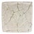 Handmade Designer Marble Crackle Velvet Pillow Cover Metallic Cream Gold 23x22 For Sale