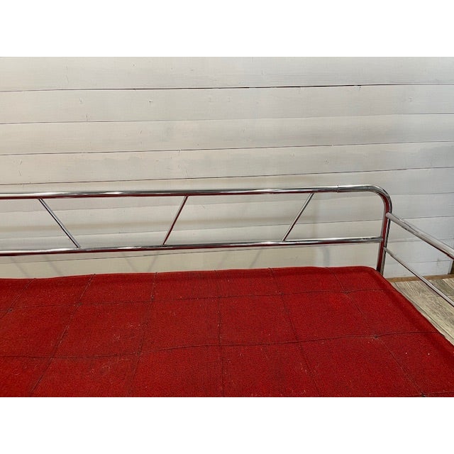 Tubular steel Bauhaus sofa,, 1930- 1940´s, Bohemia Original upholstery Style: Bauhaus (In the Style Of Halabala- Robert...