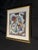 Colorful Abstract Mixed Media Artwork in Gold Frame For Sale In Miami - Image 6 of 8