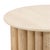 Contemporary Organic Modern Beige Stone Log Base Coffee Table For Sale - Image 3 of 3