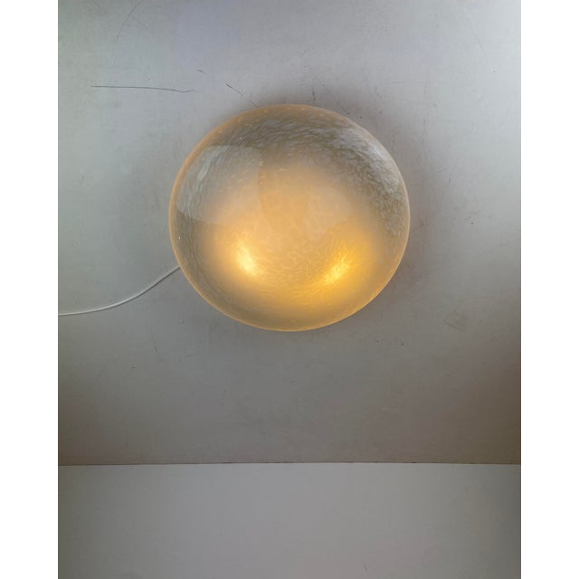 Maculato Murano Glass Ceiling Lamp, Italy, 1980s For Sale - Image 4 of 18
