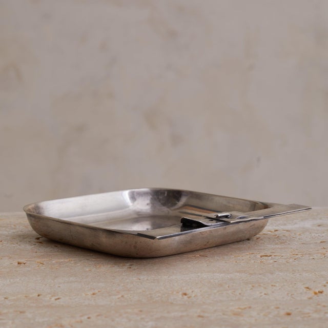 Mid 20th Century French Silver-Plated Belt Vide Poche by Maria Pergay, 1960s For Sale - Image 5 of 7