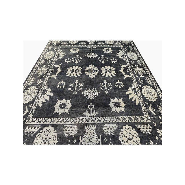 10x14 Turkish Oushak Area Rug - 111115 For Sale In Dallas - Image 6 of 13